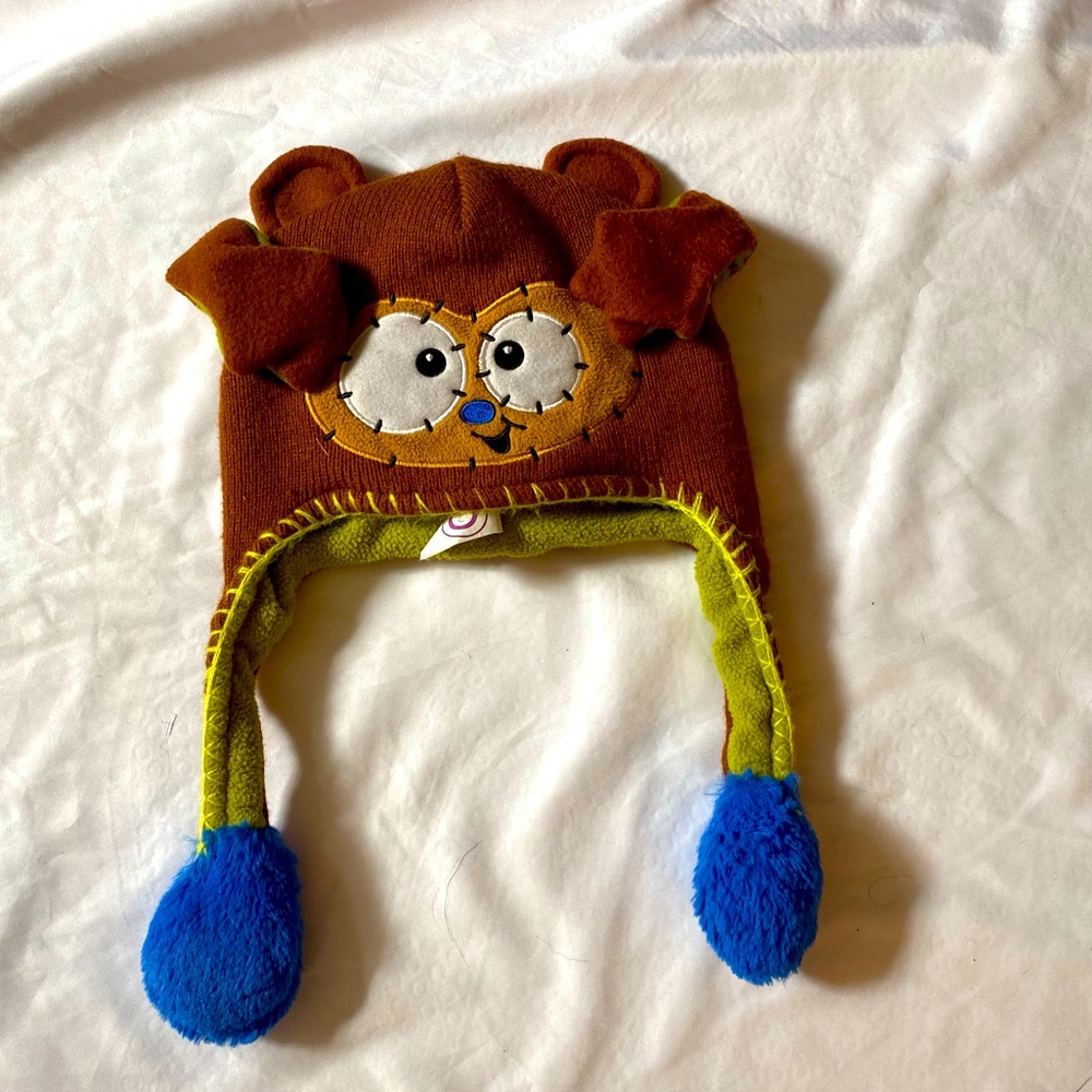 Adorable Flipeez monkey hat